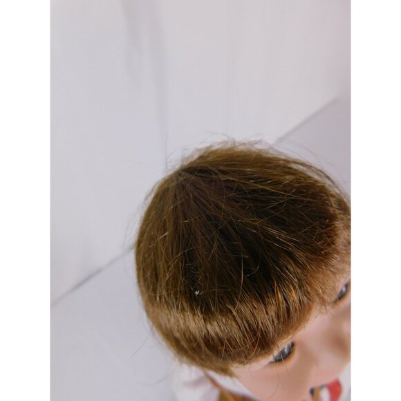 SALE Vintage Disney Doll Tina Tewell Boy Coonskin Cap Mickey Balloon Porcelain 5 - Picture 4 of 12